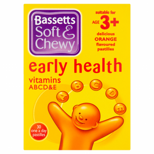 Bassetts Soft & Chewy Early Health Vitamins ABCDE 3+ Years Orange 30s